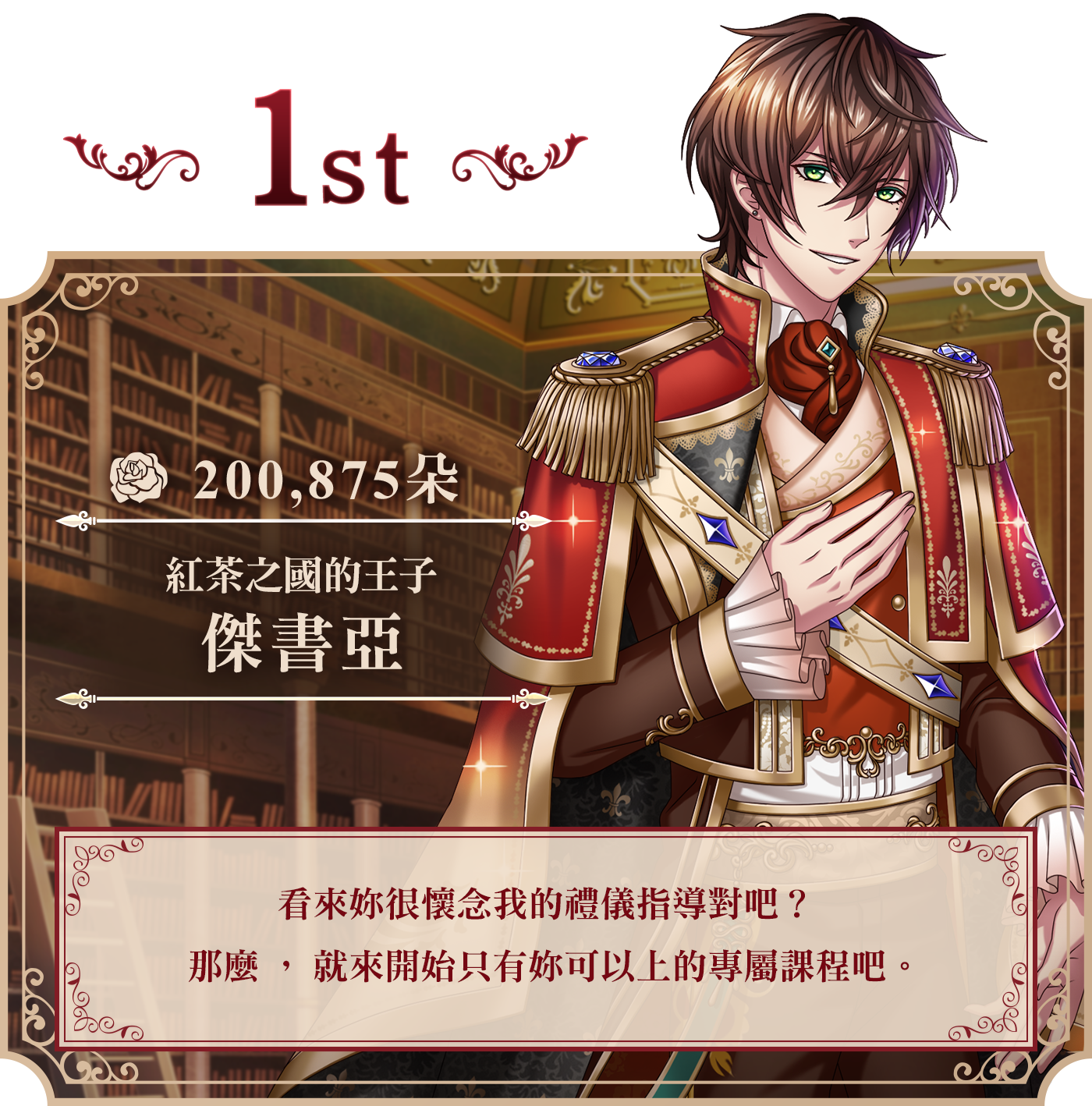 1st 傑書亞 200,875朵