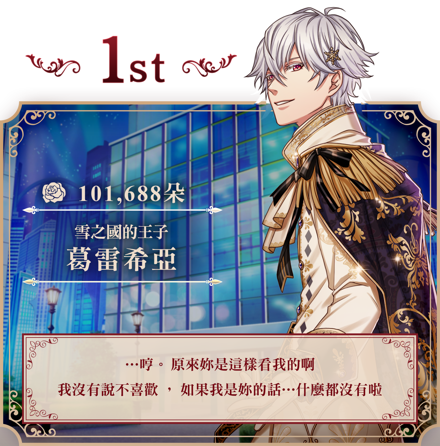 1st 葛雷希亞 101,688朵