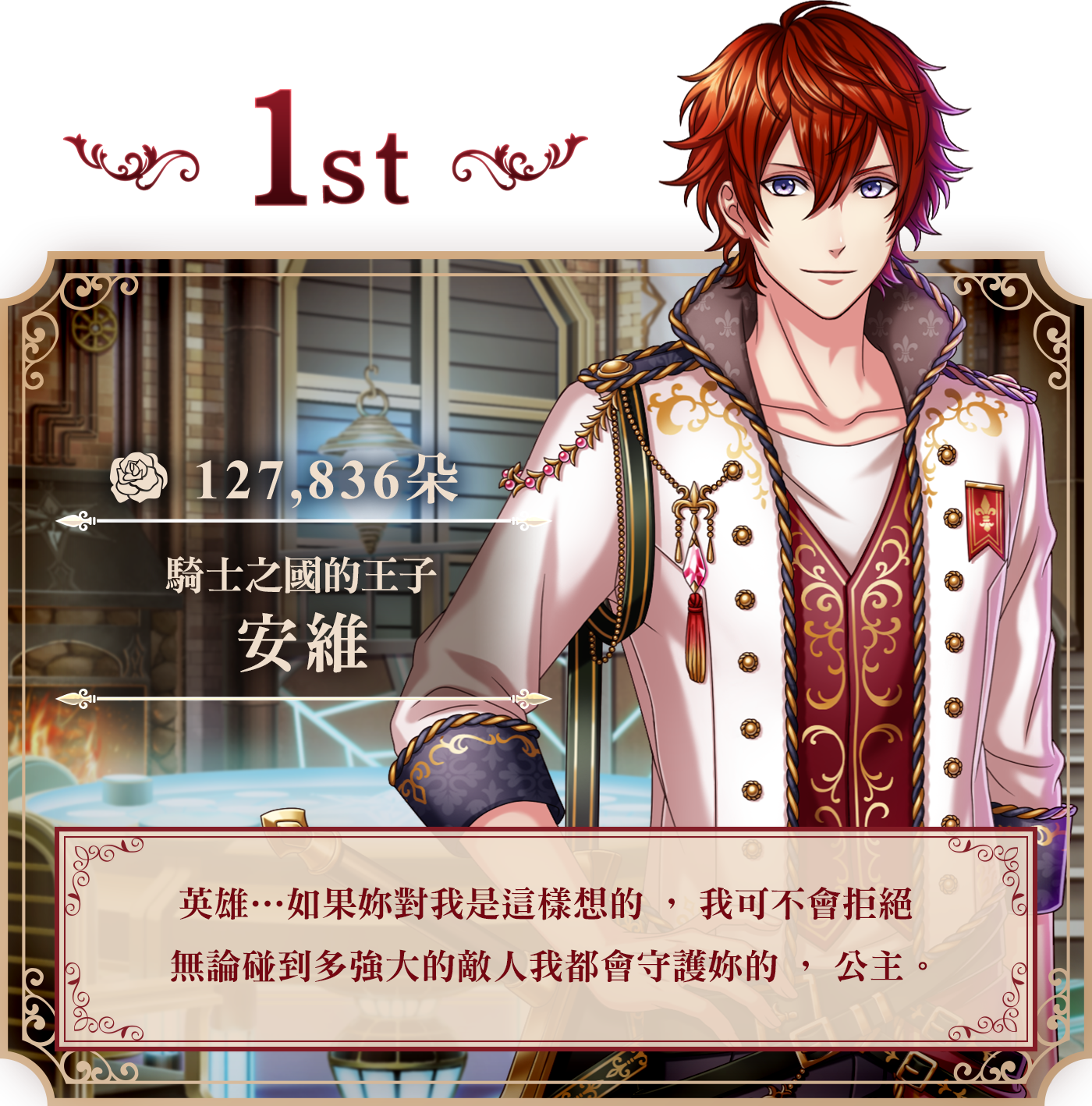 1st 安維127,836朵